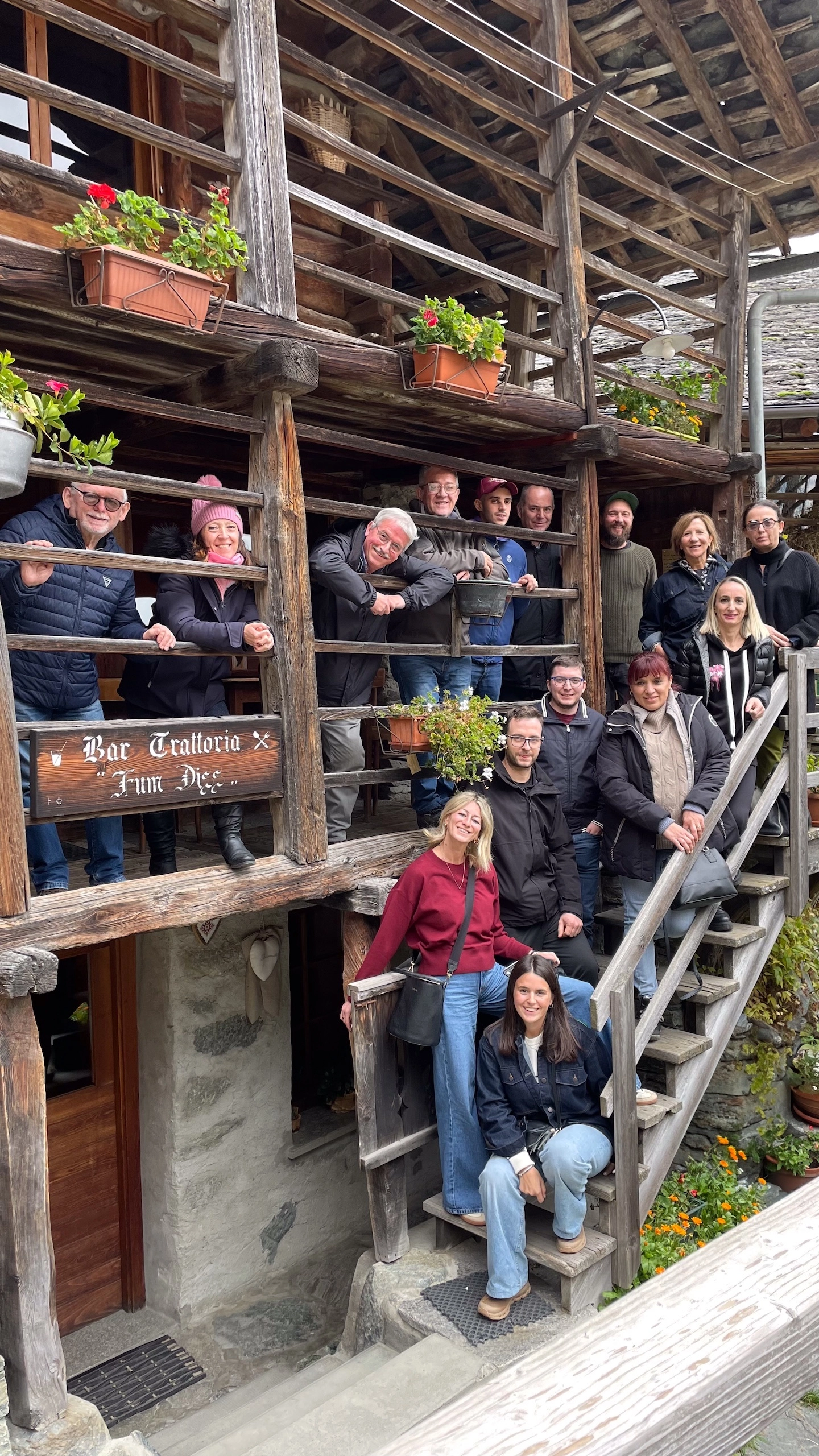 Team del ristorante Corte Gelsi
